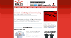 Desktop Screenshot of ersport.de